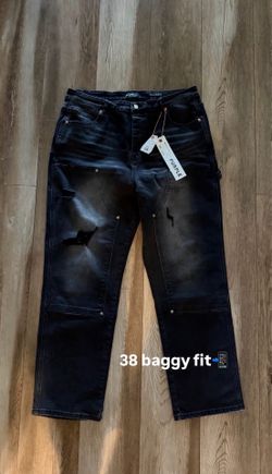 Purple jeans