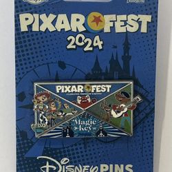 Disneyland Magic Key Pixar Fest 2024 Limited Edition Pin 