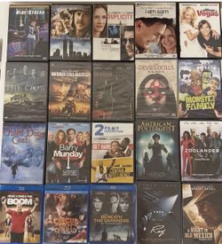 70+ DVDs and Blu-ray New (sealed) and used including season sets $65 OBO plus shipping