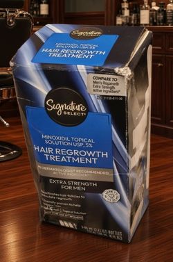 Minoxidil 5% Hair Regrowth Treatment for Men - 3 Month Supply (3 x 2oz bottles)