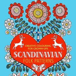 Scandinavian Folk Patterns Coloring Book 