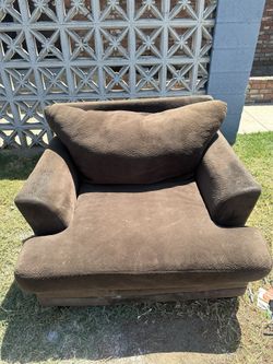 Brown couch And Chair