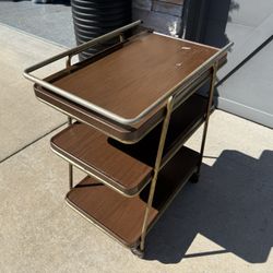 Cosco Mid Century Modern Bar Cart