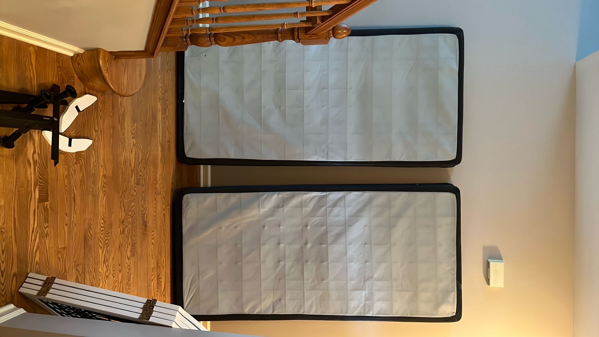King Size Box Spring and Metal Frame