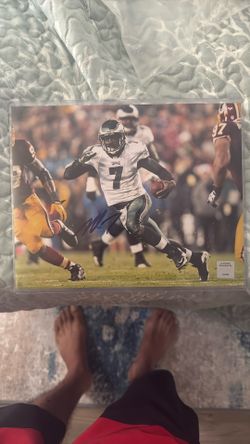 Micheal Vick Signed Photo Eagles