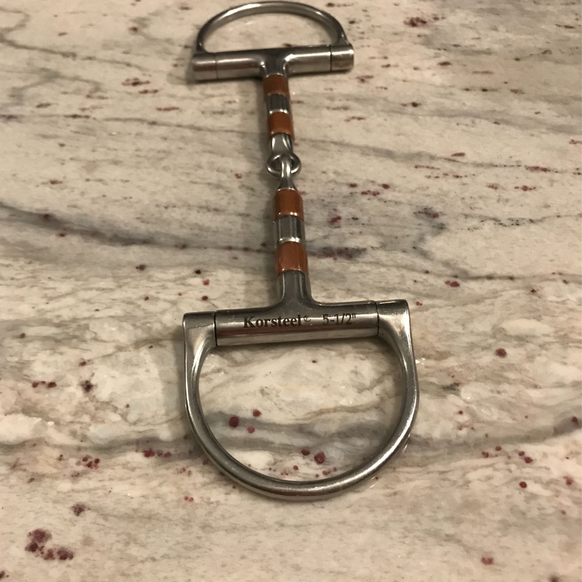 Snaffle Bit With Copper Rollers