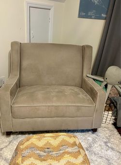 Double glider rocking chair