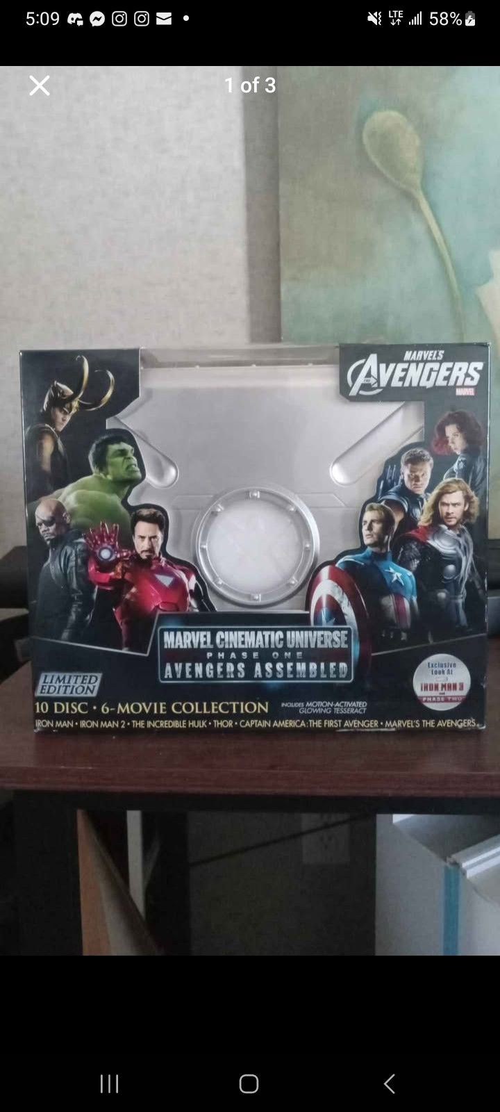 Marvel Cinematic Universe Phase One Avengers Assembled Box Set