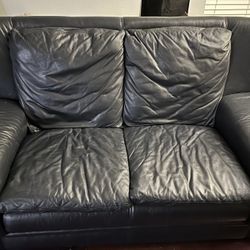 Leather Loveseat Sofa