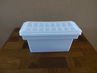 Mainstays Ice Cube Maker Tray With Ice Cube Bin