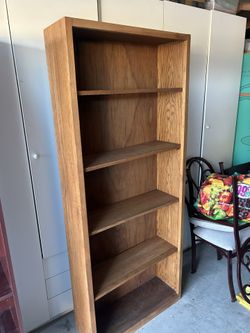 Bookshelf 6 Ft High. 38” Wide. 12” Deep