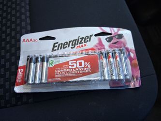 Batteries AA and AAA