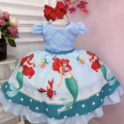 Mermaid Girl Dress 4T 