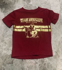 Red & Gold True Religion T-Shirt (2T)
