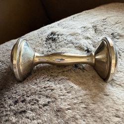 Vintage Silver Plated Baby Rattle