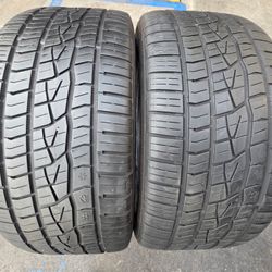 2 USED TIRES CONTINENTAL 255/45/20