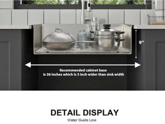 LORDEAR 33 in. x 22 in. Top Mount Single Bowl 16-Gauge Stainless Steel Drop-In Workstation Kitchen S