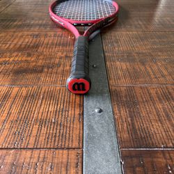 Wilson clash 108V2 4 3/8” Grip Strung Tennis Racket 