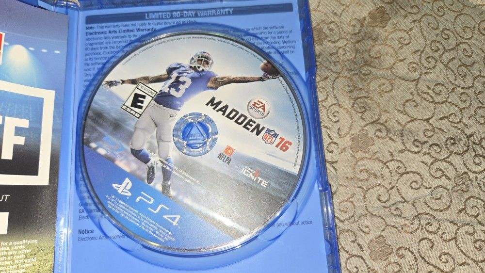 MADDEN 16 PS4