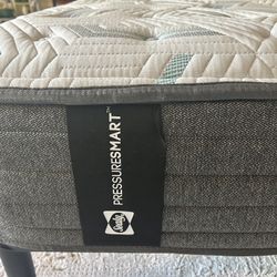 Adjustable Queen Size Bed Frame And Firm Mattress 