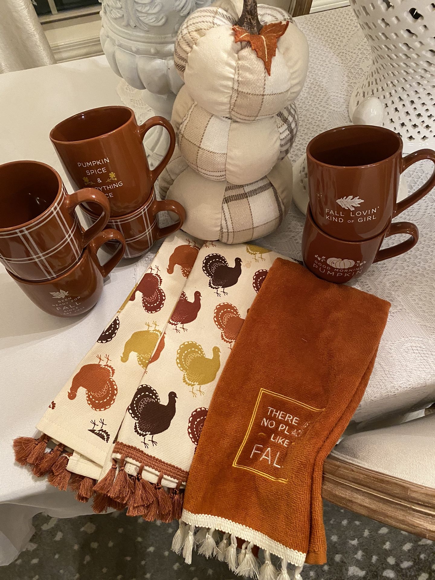 Set Of Pumkin Cups 2 EACH