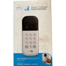myQ Smart Garage Video Keypad HD Camera Motion Detection