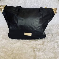 Versace Parfum Black Tote Bag