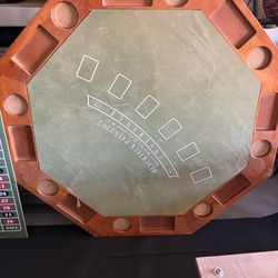 Dining and Game Table with chairs