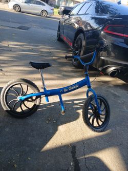 16" Go Glider Kids Balance Bike Blue