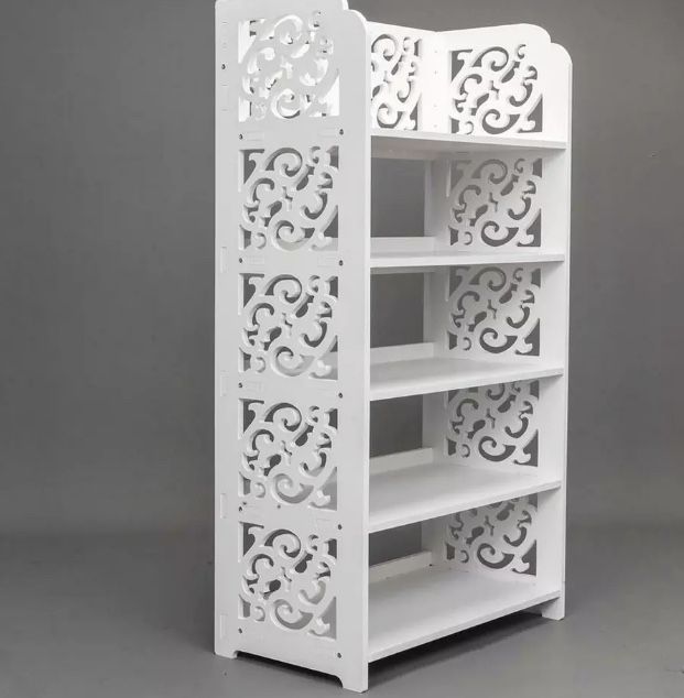 5 Tier Heavy Duty Storage Bookcase Organizer Standing Shoe Rack Shelf Cabinet FREE SHIPPING VIA FED EX 3-5 BUSINESSES DAYS