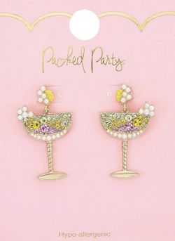 Packed Party Drink Earrings