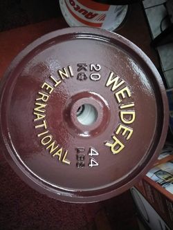 Custom Weight Plate Restoration.
