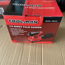 New 1/4” Sheet Palm Sander 120v