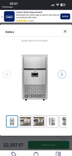 KoolMore KM-CIM100-CRSS Crescent Ice Maker