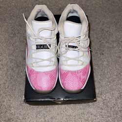 Jordan 11 - Pink Snakeskin - 7Y