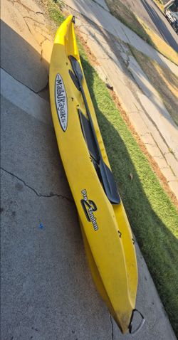 Yellow Malibu Kayaks Pro Tandem kayak