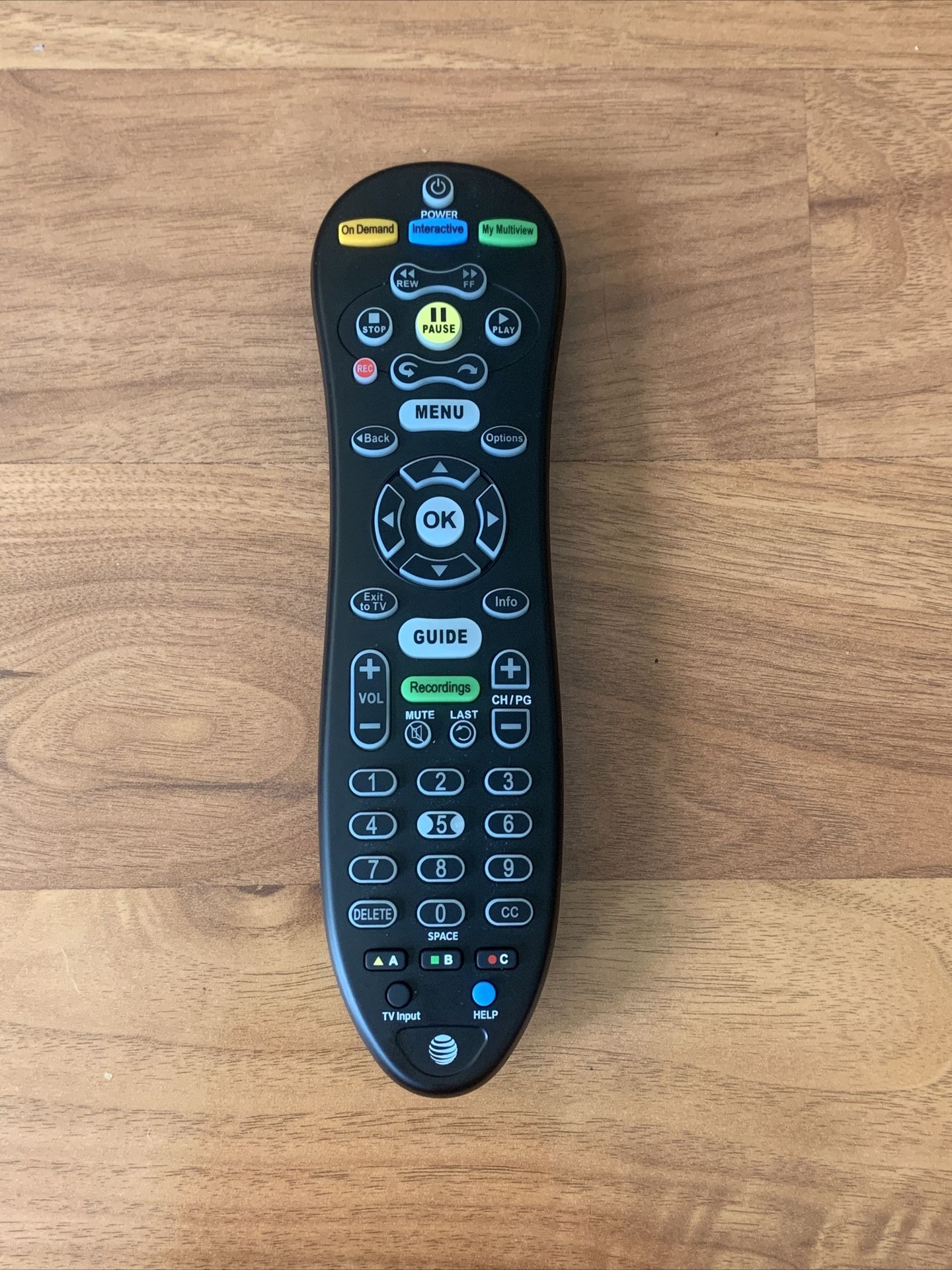 AT&T U-Verse S30-S1B Remote Control
