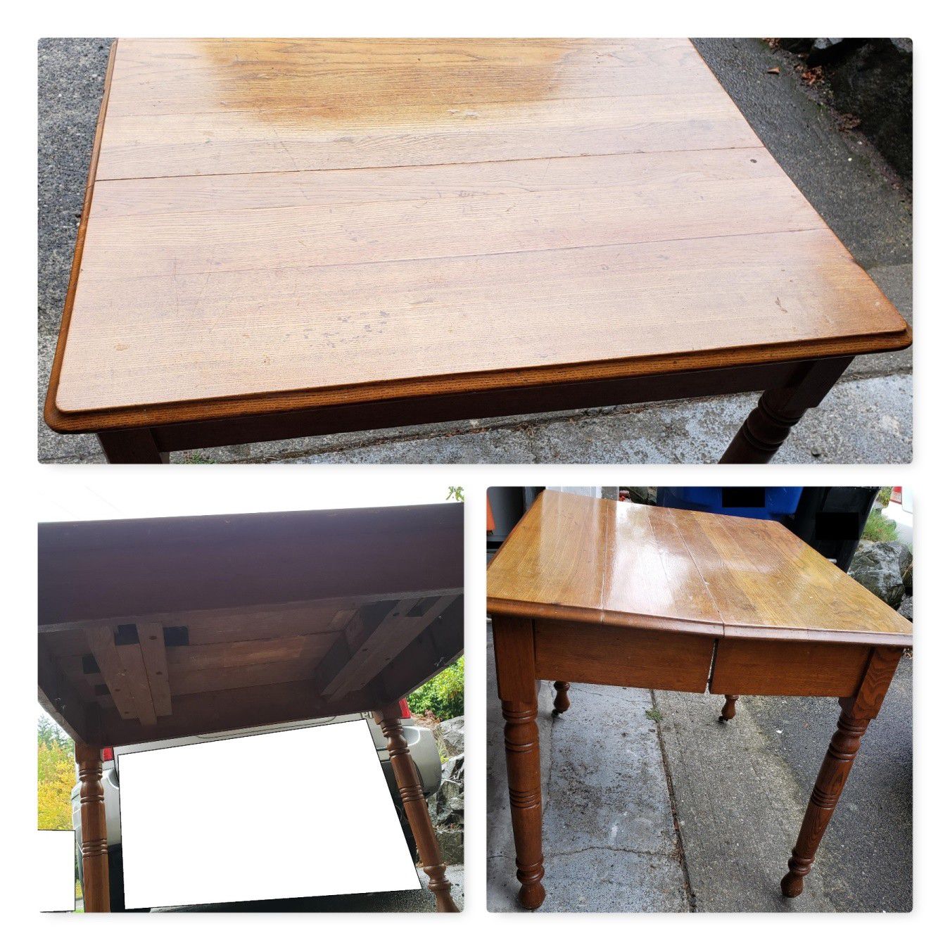 Free wood table