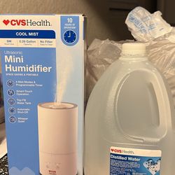 Mini Humidifier With Distilled Water 