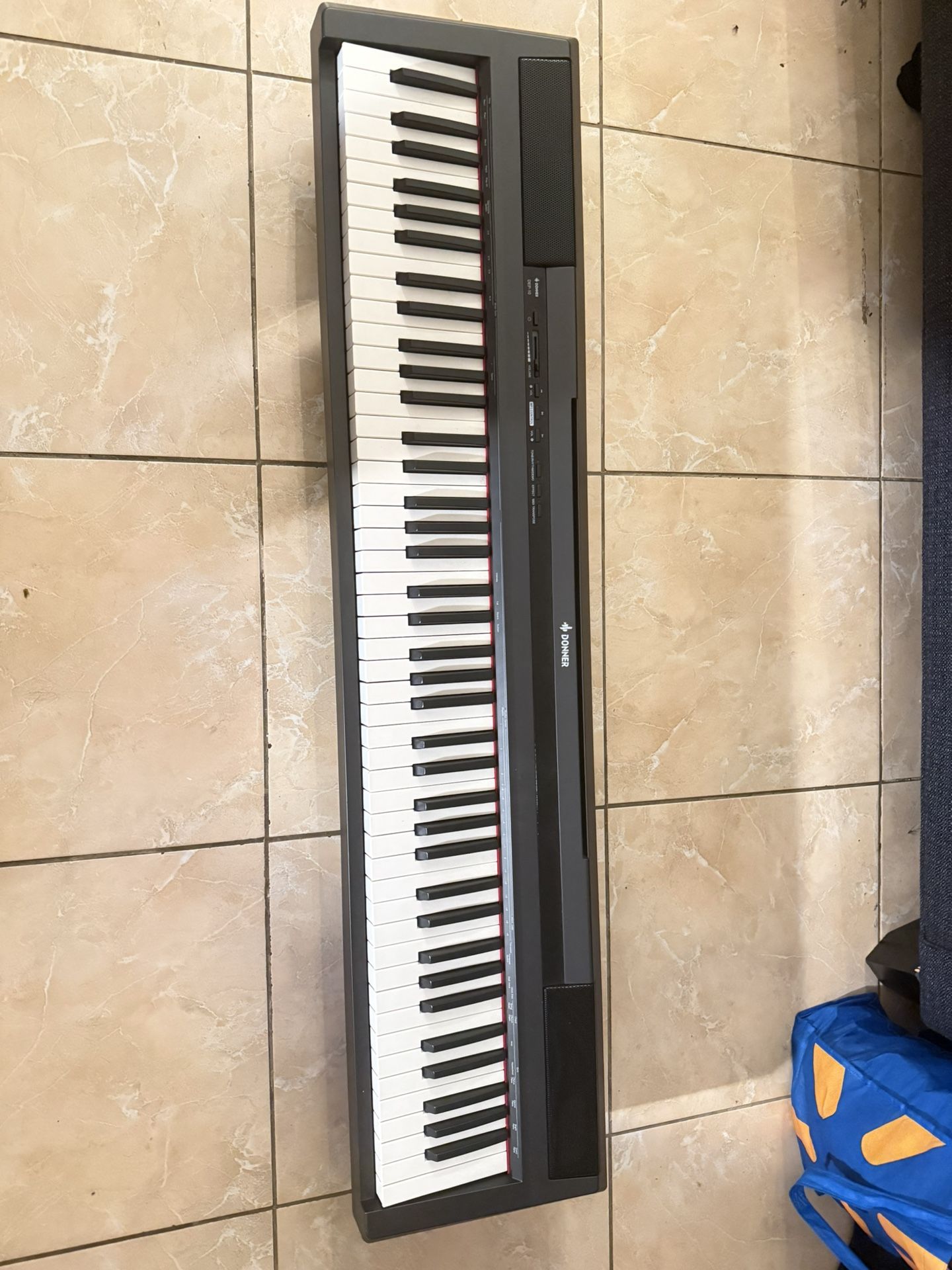 Donner DEP-10 Digital Piano 88 Key Semi-Weighted, Full-Size Electric Piano Portable Keyboard for Beginners, with Sustain Pedal