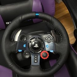 G29 Logitech  Playstation  Racing Wheel and Pedals
