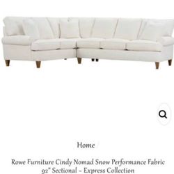 Cream Colored Sectional 