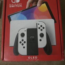 White Switch Oled Nintendo 