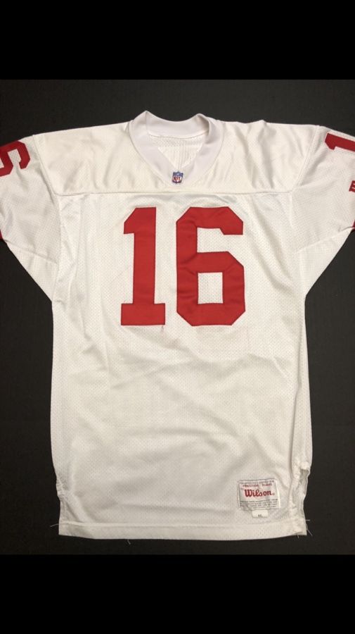 Joe Montana SIGNED 49ers GAME WORN Jersey w/COA