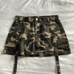 Mini Camo Skirt