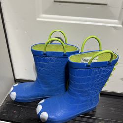 Kids Dino Rainboot - Size 10 
