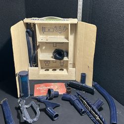 Vintage Kirby Vacuum Classic Attachments Blue In Original Box