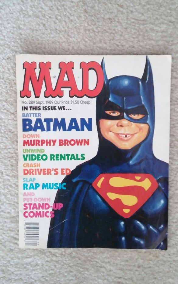 Older Mad Magazines/1989 Issues