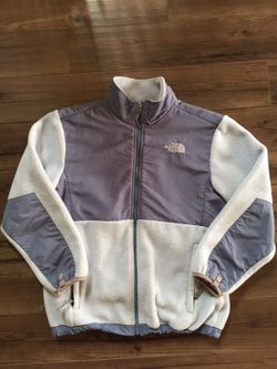 Girl's North Face Denali fleece jacket large