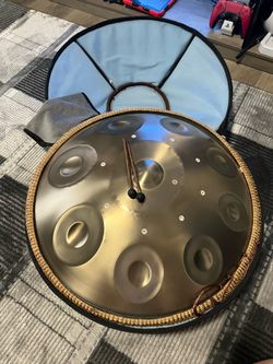 22-inch Nitrogen Steel Handpan Drum with Carry Case